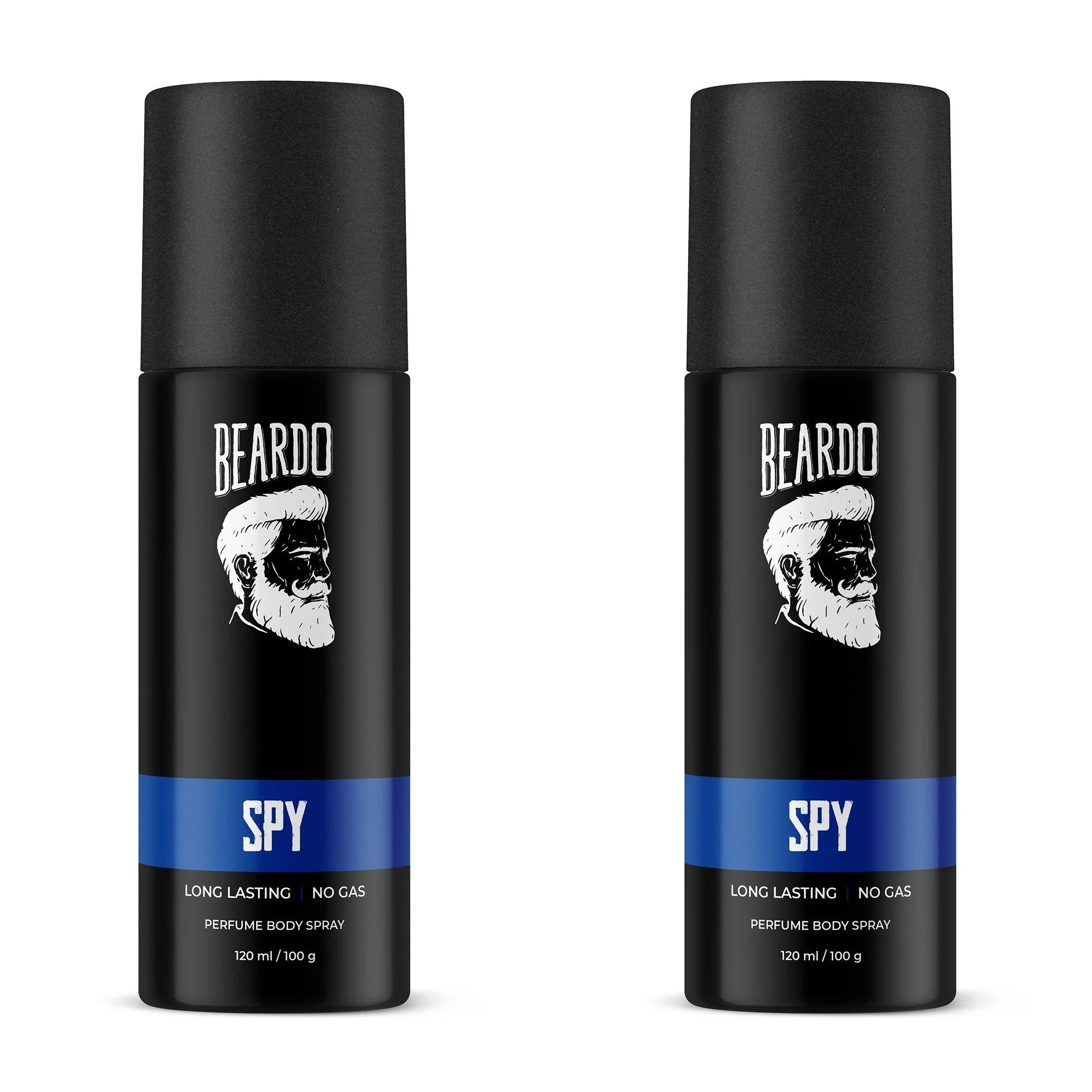 Beardo Spy Perfume Body Spray 120ml, Pack of 2 - Buy from Indicrest