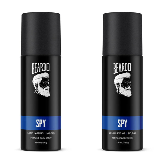 Beardo Spy Perfume Body Spray 120ml, Pack of 2 - Buy from Indicrest