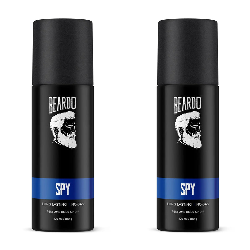 Beardo Spy Perfume Body Spray 120ml, Pack of 2 - Buy from Indicrest