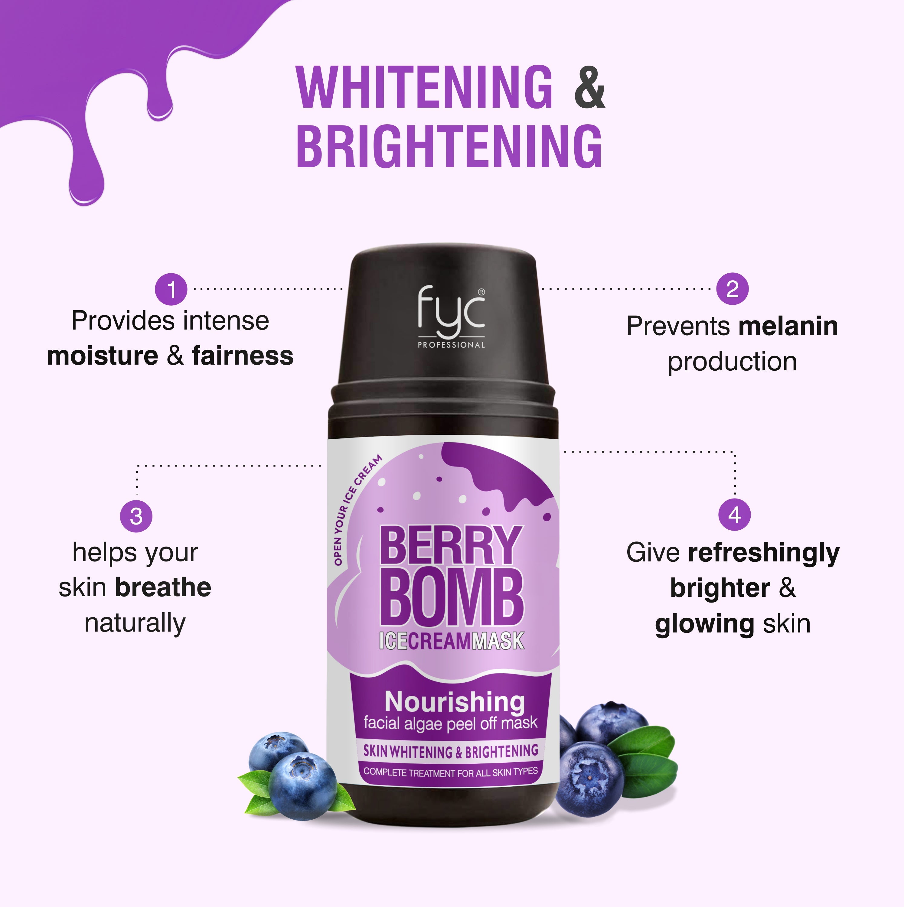 fyc-professional-berry-bomb-ice-cream-mask - Image 2 - Buy from Indicrest