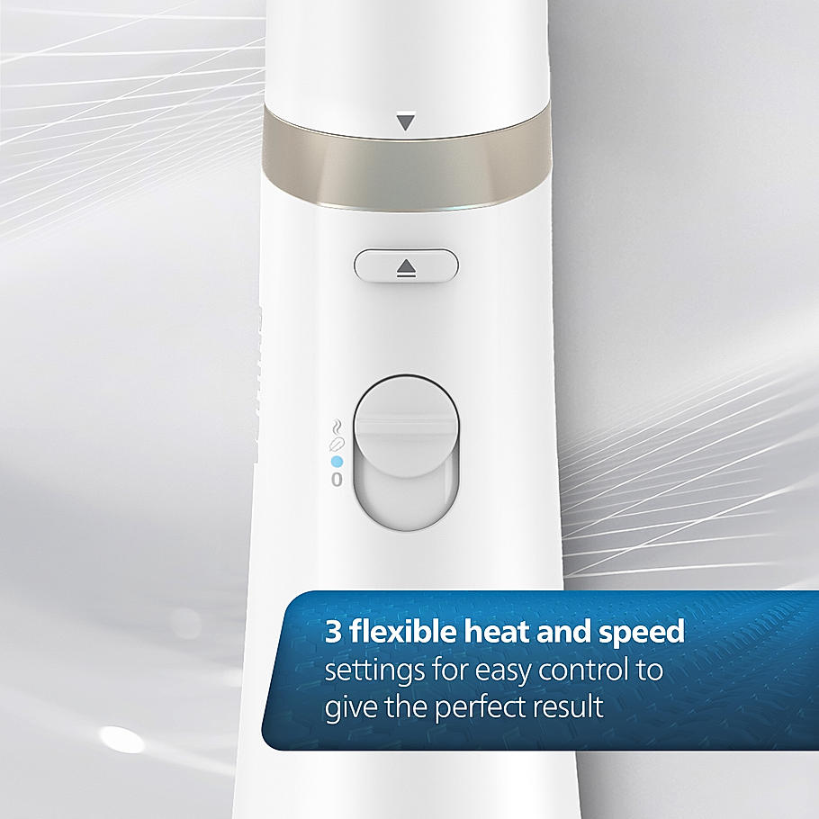 Philips Men's Air Styler - | Salon like Hair Styling Everyday | Argan Oil Infused Brush & Concentrator | BHA301/10