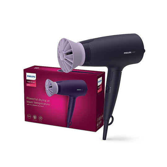Philips Hair Dryer- Powerful Drying with Less Heat I Advanced Ionic Care for smooth and Shiny Salon Like Looks , 1600 W I Men and Women , Cool Shot , ThermoProtect Care , Travel friendly BHD318/00 Buy at Indicrest