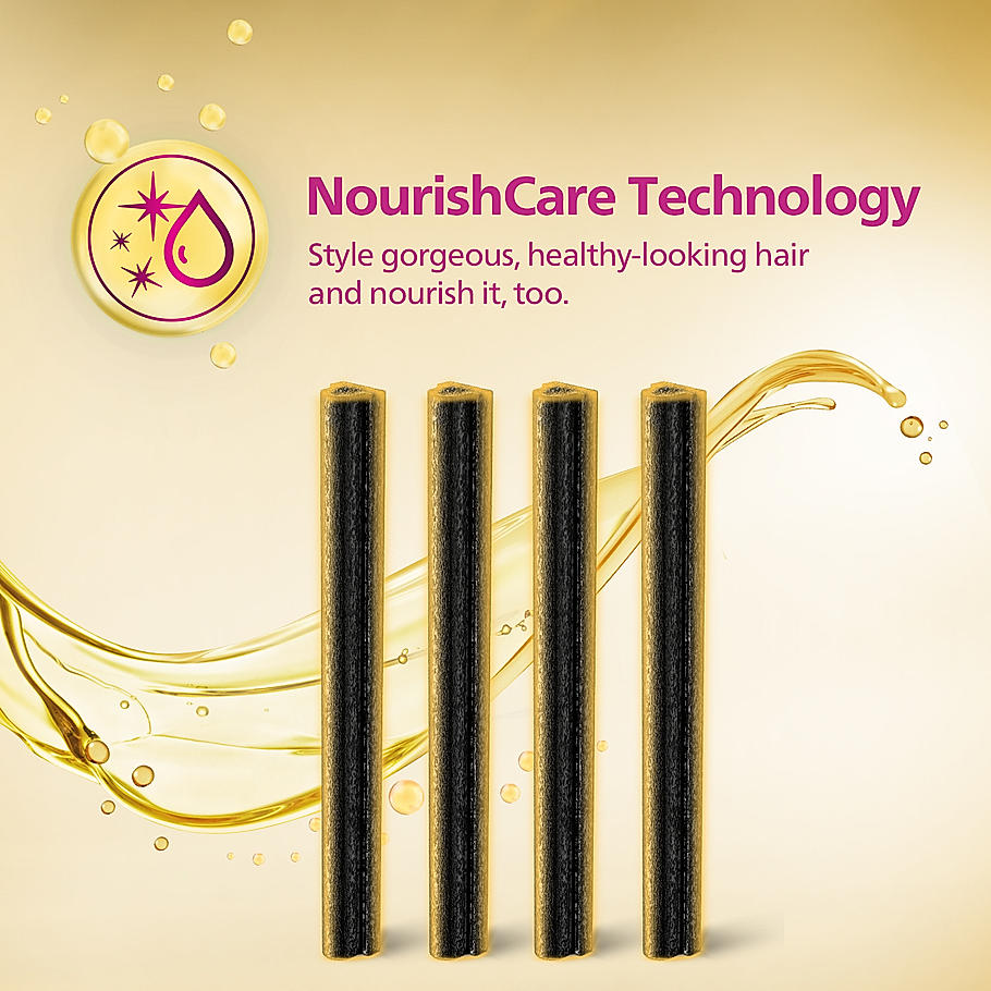 Philips NourishCare Straightener Serum Strips - I Uniquely designed pack of 4 nourishing serum strips I Replaceable Serum Strip for BHS526/00, BHS503/40, BHS507/40, BHS522/00 | BHE050/00