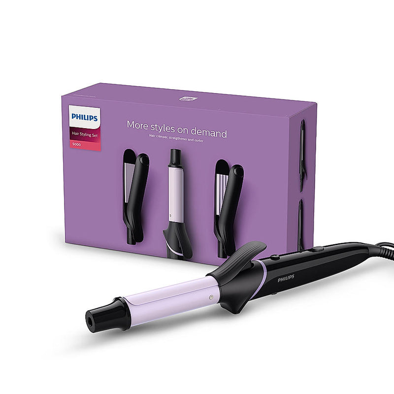 Philips Multi Styler - | Straighten, Curl or Crimp with a Single Tool | Quick Click Release Technology | BHH816/00 Buy at Indicrest