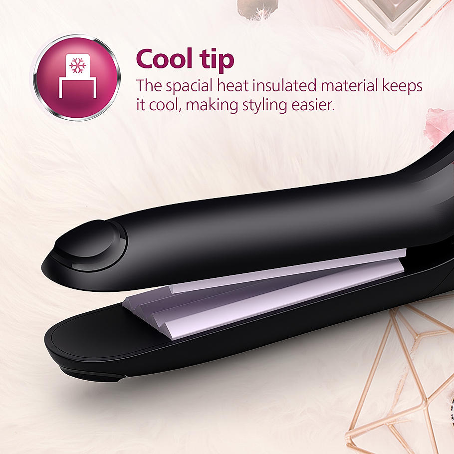Philips Multi Styler - | Straighten, Curl or Crimp with a Single Tool | Quick Click Release Technology | BHH816/00