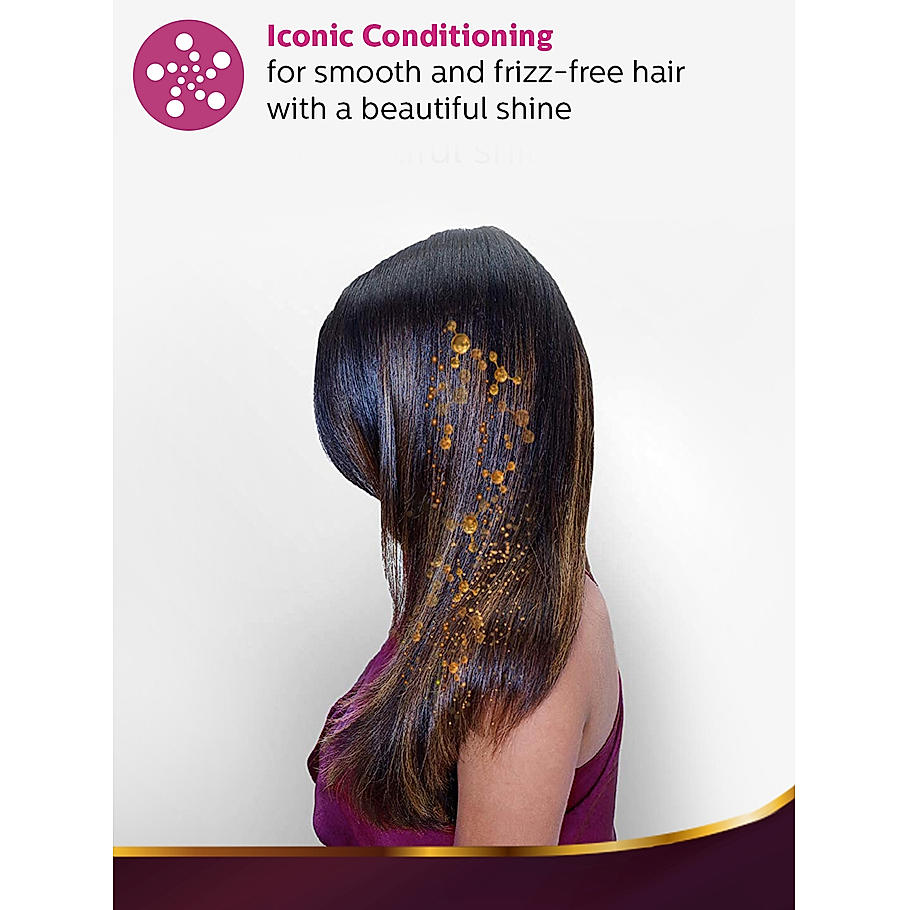 Philips Hair Straightener - | Kerashine Titanium Wide Plate | Silkprotect Technology | BHS738/00