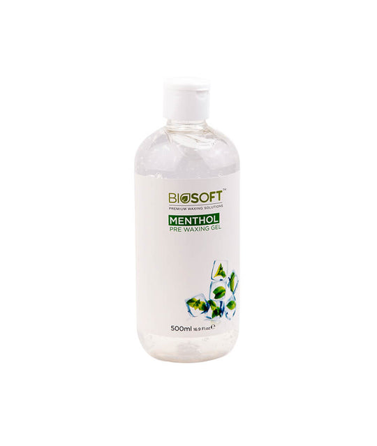 BIOSOFT Menthol Pre Waxing Gel - 500ml - Indicrest Buy at Indicrest