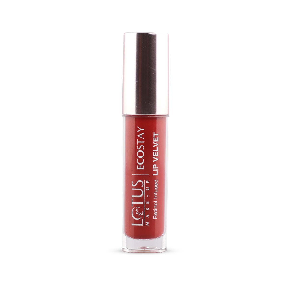 Lotus Herbals Make-up Ecostay Lip Velvet Matte Lip Color with Retinol, VELVET SUNSET ELMO2, 4ml