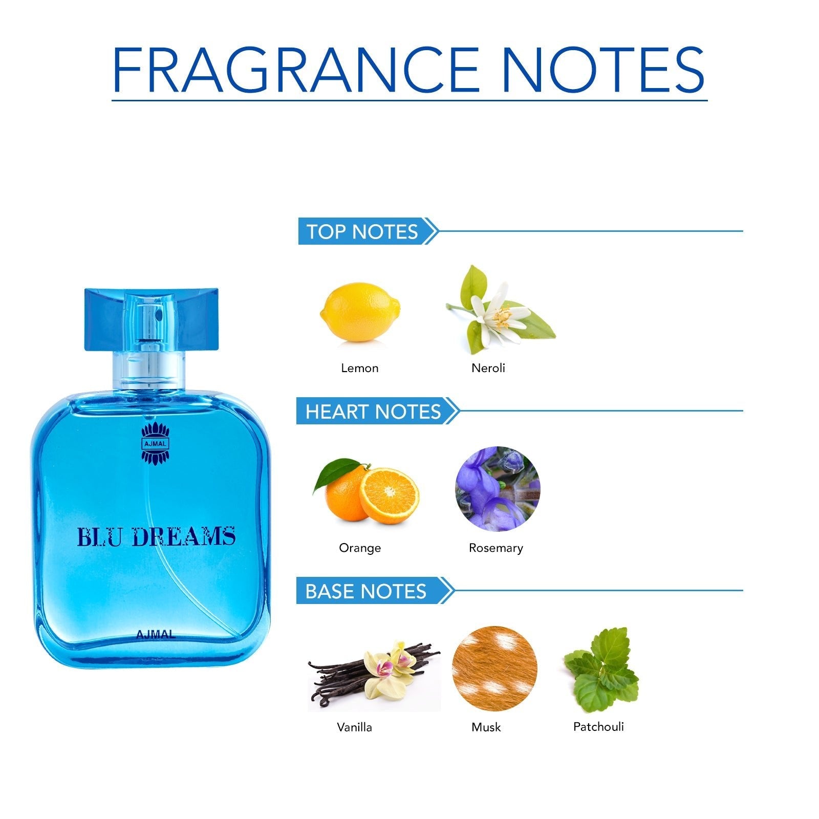 Blu Dreams 100 ML Perfume For Men - Image 2 - Buy from Indicrest