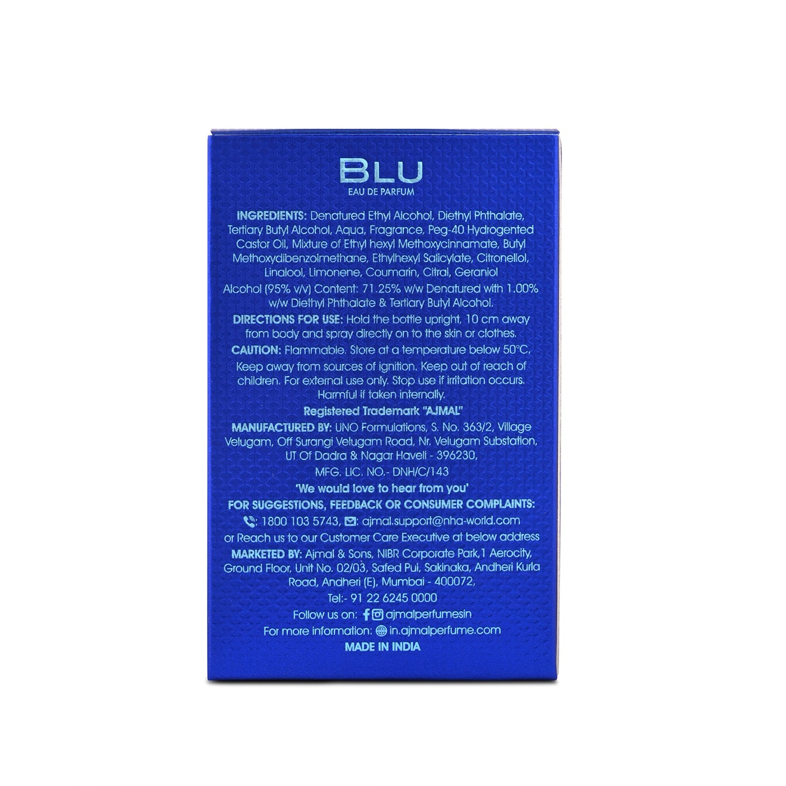 Blu Perfume 14 ML for Men - Image 6 - Buy from Indicrest