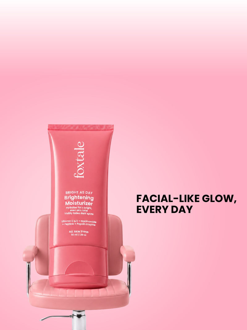 Foxtale Vitamin C & Papaya Enzyme Daily Brightening Moisturizer Reduces dullness & visibly brightens skin from 1st use. - Buy from Indicrest