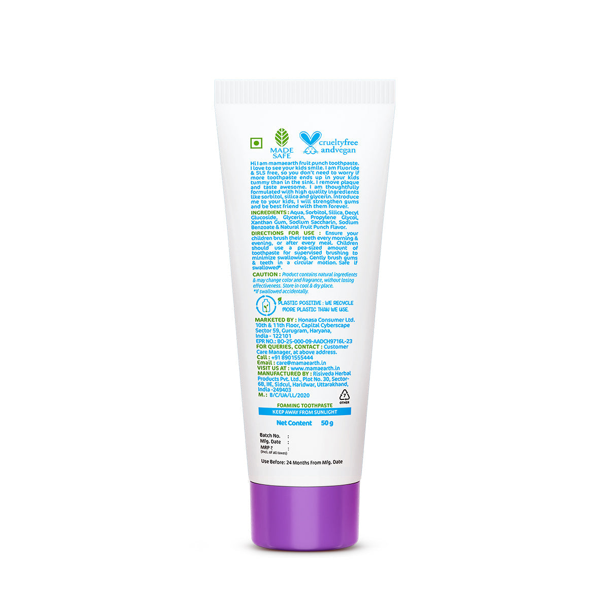 Mamaearth Fruit Punch Toothpaste - Image 9 - Buy from Indicrest