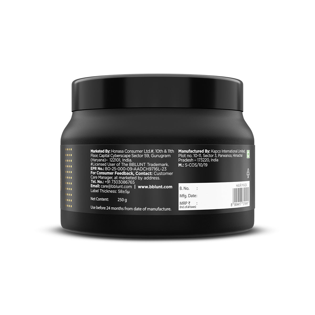 Bblunt Bond Repair Treatment Hair Mask, 250g - Image 11 - Buy from Indicrest