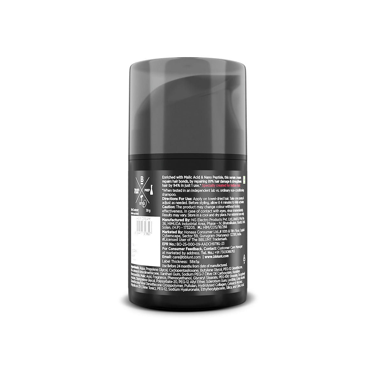 Bblunt Bond Repair LeaveIn Serum Cream, 50g - Image 10 - Buy from Indicrest