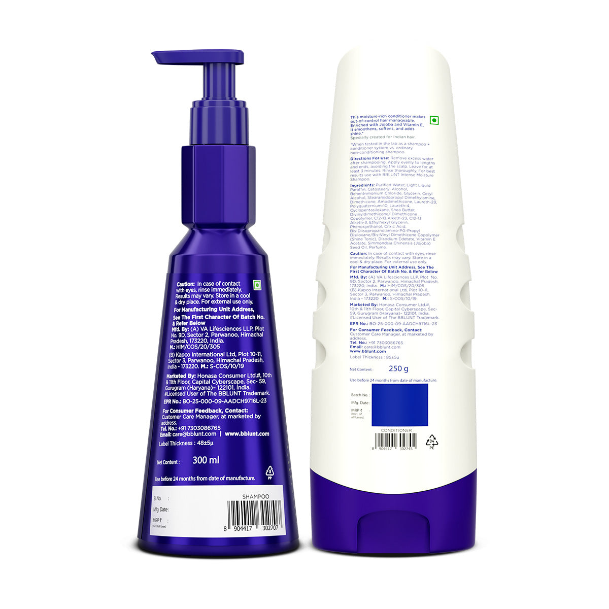 Bblunt Intense Moisture Shampoo & Conditioner Power Duo - Image 7 - Buy from Indicrest
