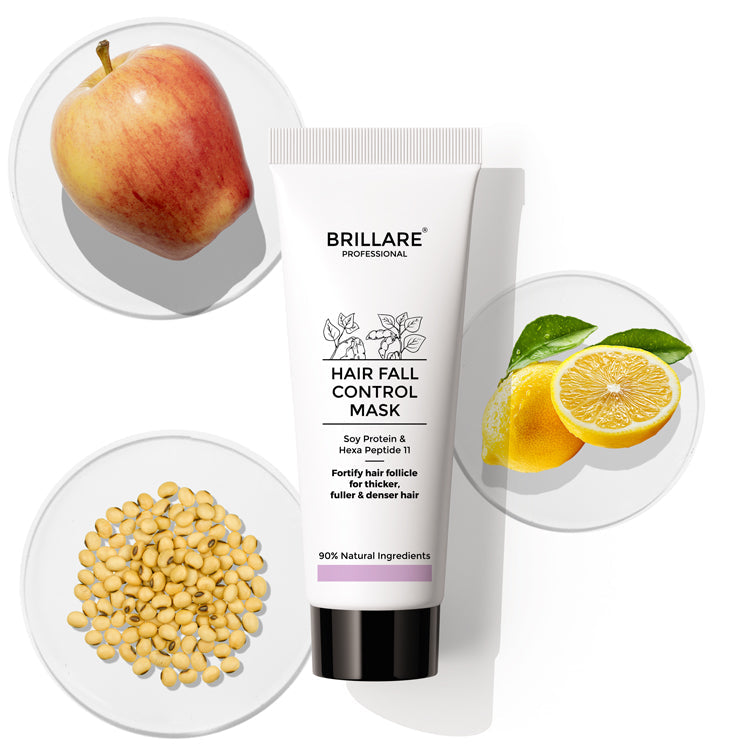 Brillare Mini Hair Fall Control mask To Reduce Seasonal Hair Fall, 20ml - Buy from Indicrest