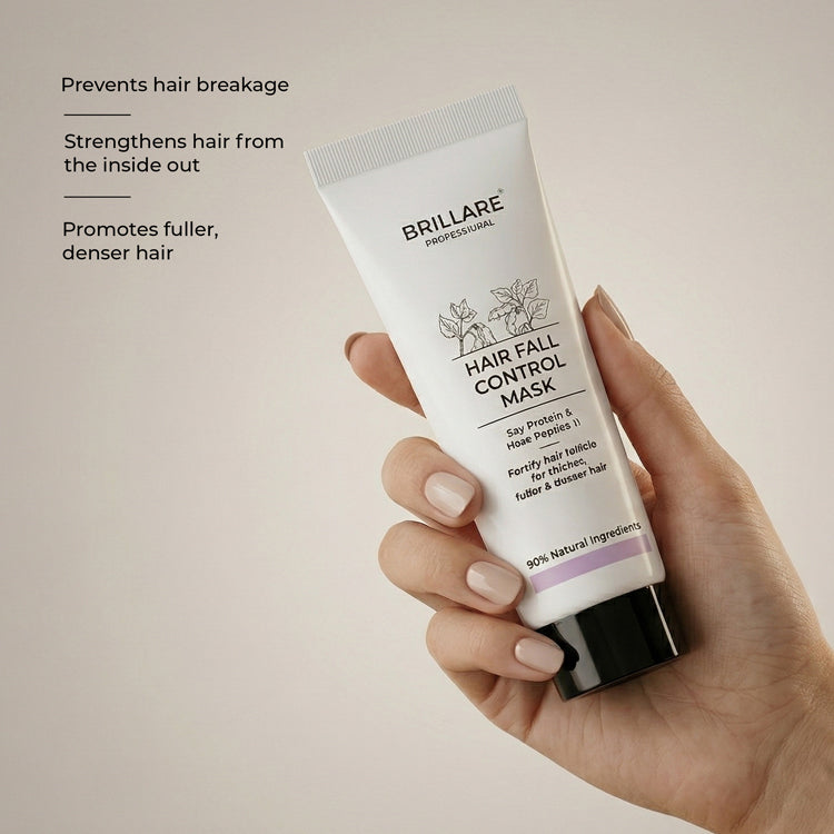 Brillare Mini Hair Fall Control mask To Reduce Seasonal Hair Fall, 20ml - Image 3 - Buy from Indicrest