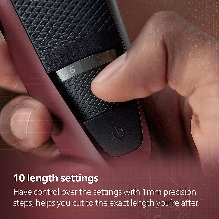 Philips Beard Trimmer- Skin Friendly Beard Trimmer | 10 Length Setting | 60 Minutes Run Time | BT3301/30