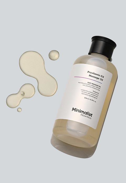 Minimalist Provitamin D3 Massage Oil , 200ml - Image 2 - Buy from Indicrest