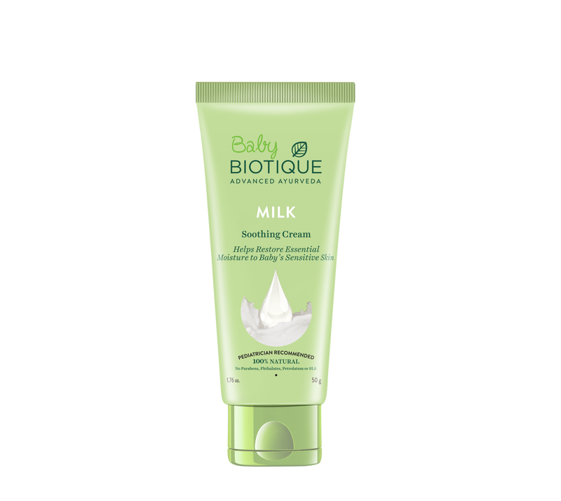 Biotique Milk Soothing Cream Baby, 50g - Buy from Indicrest