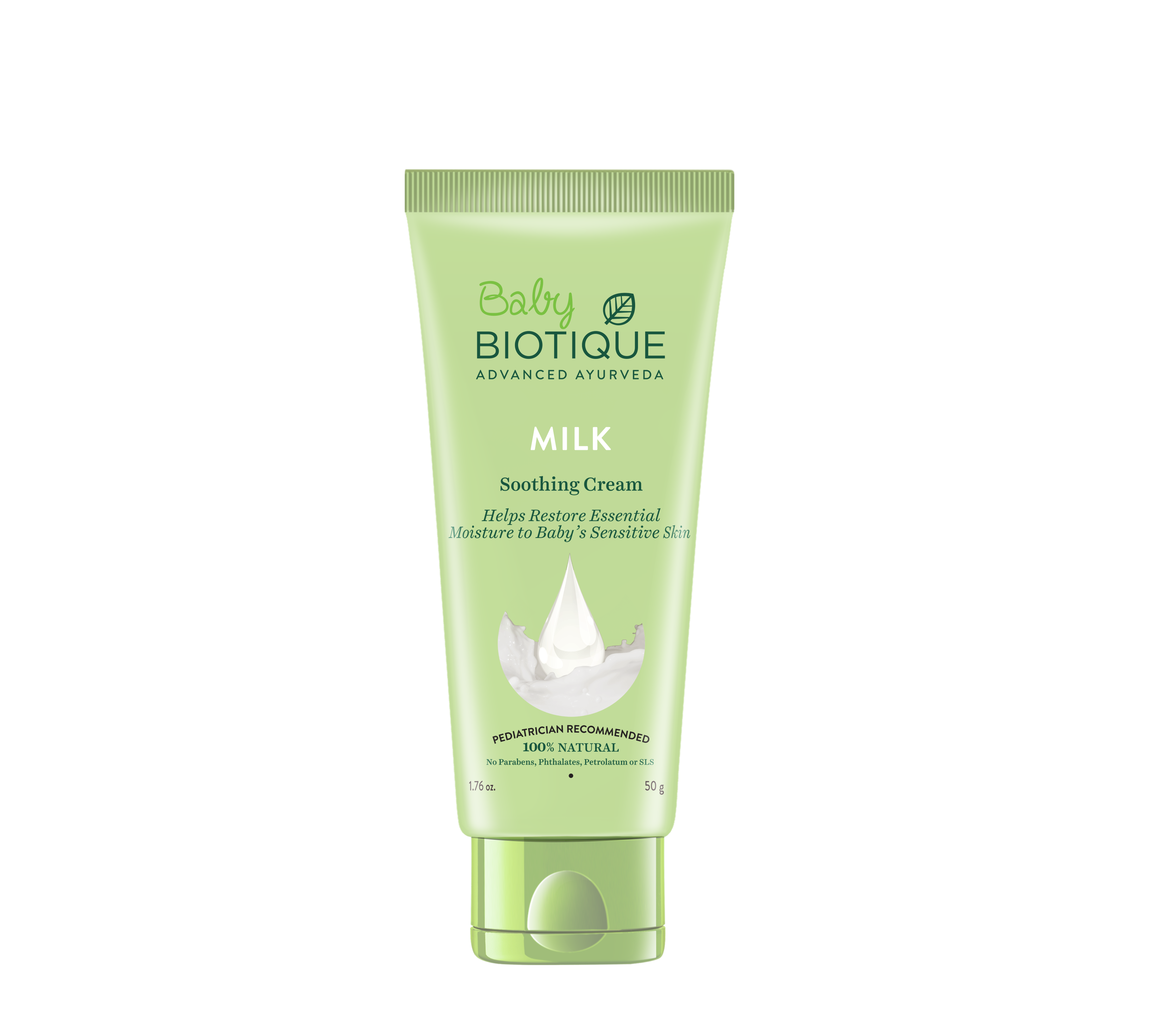 Biotique Milk Soothing Cream Baby, 50g (Pack of 3 ) - Image 2 - Buy from Indicrest