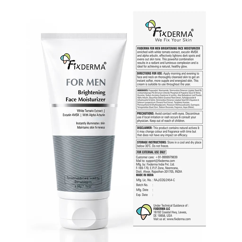 Fixderma FOR MEN Brightening Face Moisturizer, 50g - Image 9 - Buy from Indicrest