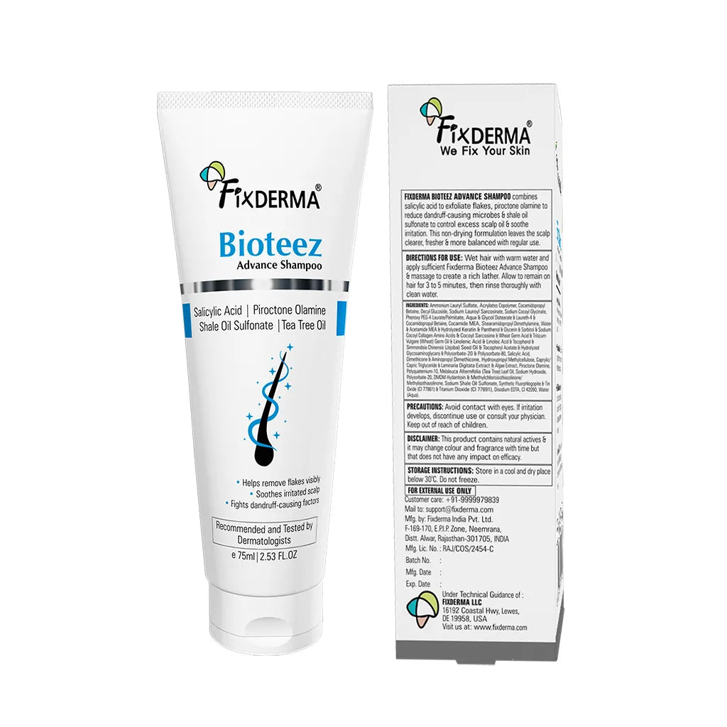 Fixderma Bioteez Advance Shampoo, 75ml - Image 10 - Buy from Indicrest