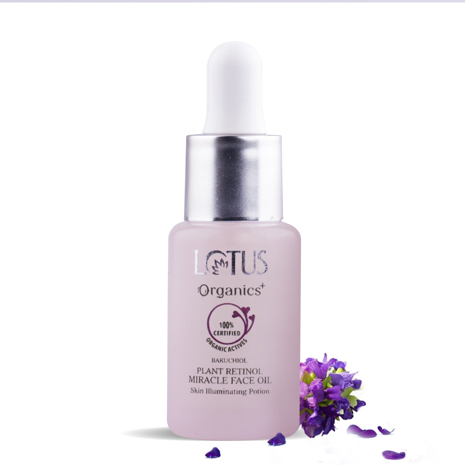 Lotus Herbals Bakuchiol Plant Retinol Miracle Face Oil, 15ml