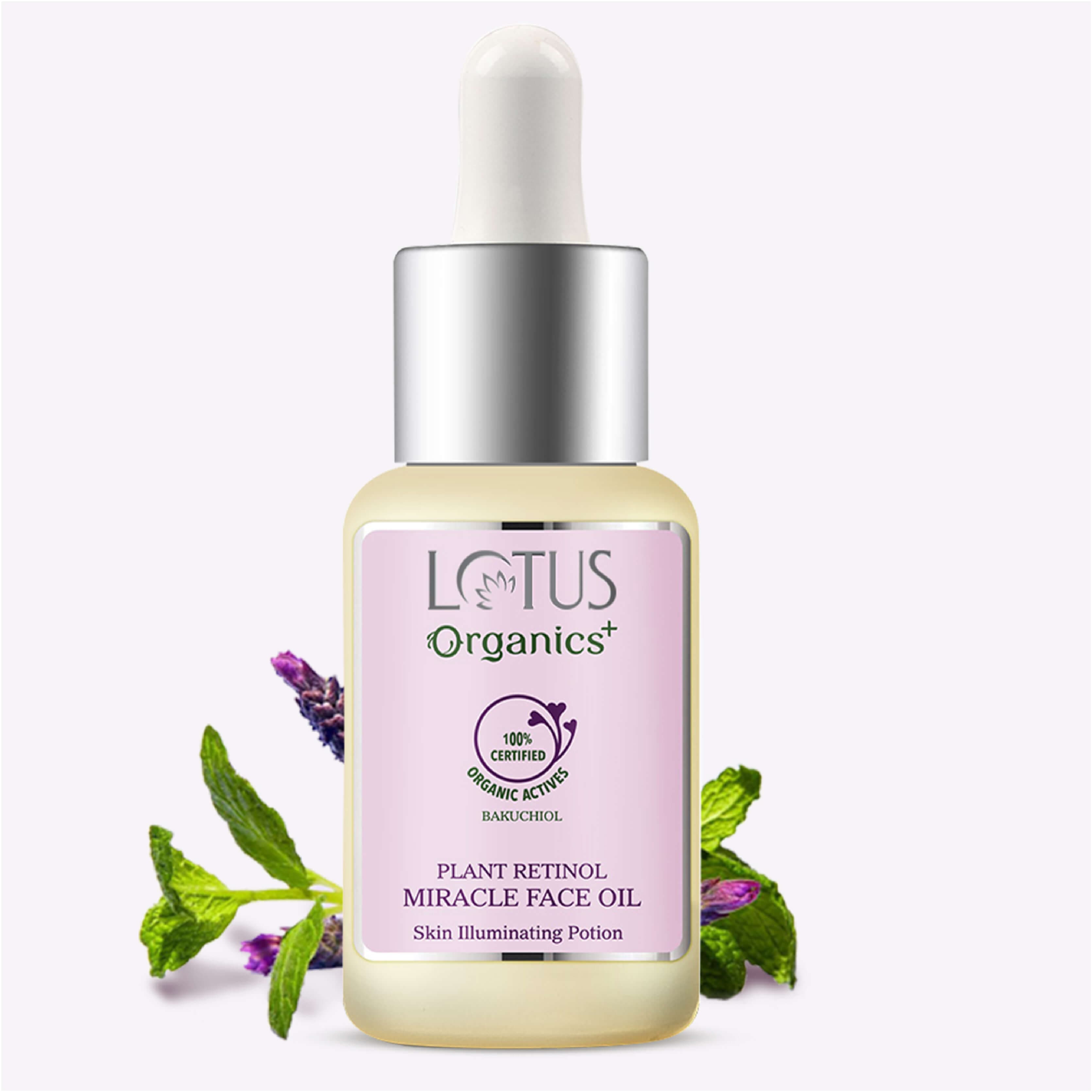 Lotus Herbals Bakuchiol Trio Combo, 50g + 50g + 15ml