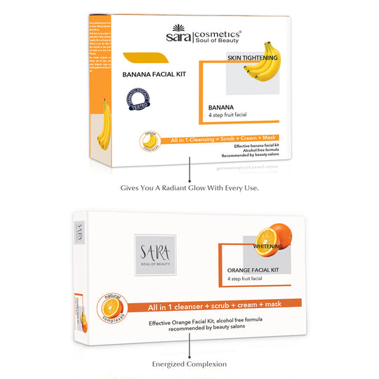 SARA Banana and Orange Facial Kit Combo - Buy from Indicrest