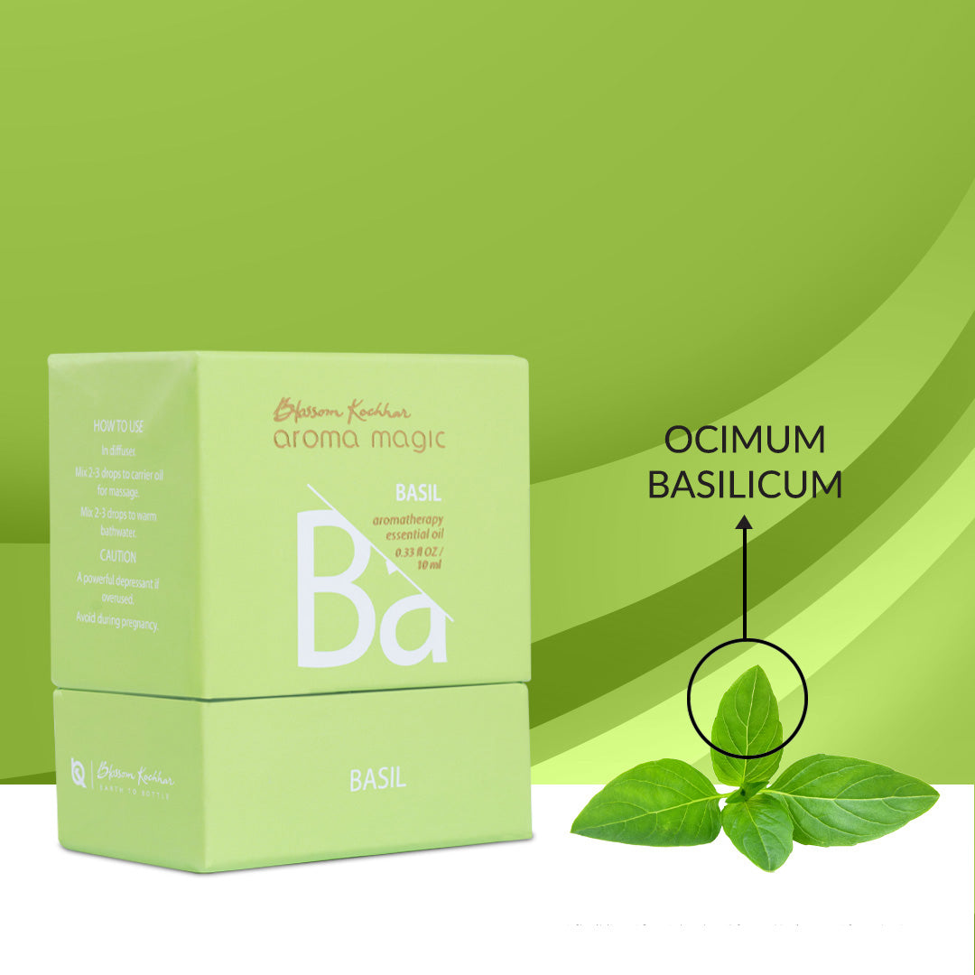 Aroma Magic Basil Essential Oil - Relieve Migraines, Aches & Boost Focus, 10ml - Image 4 - Buy from Indicrest