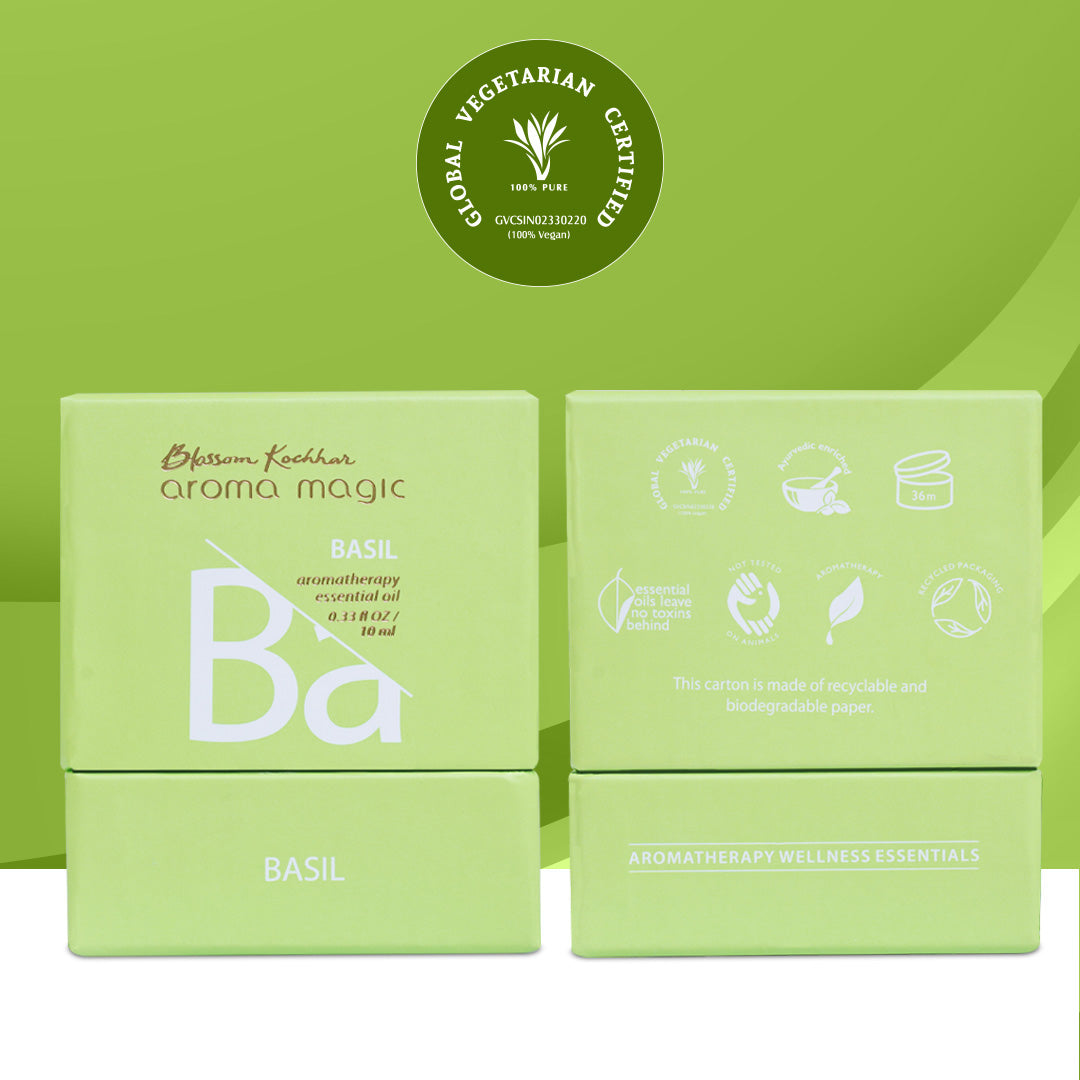 Aroma Magic Basil Essential Oil - Relieve Migraines, Aches & Boost Focus, 10ml - Image 7 - Buy from Indicrest
