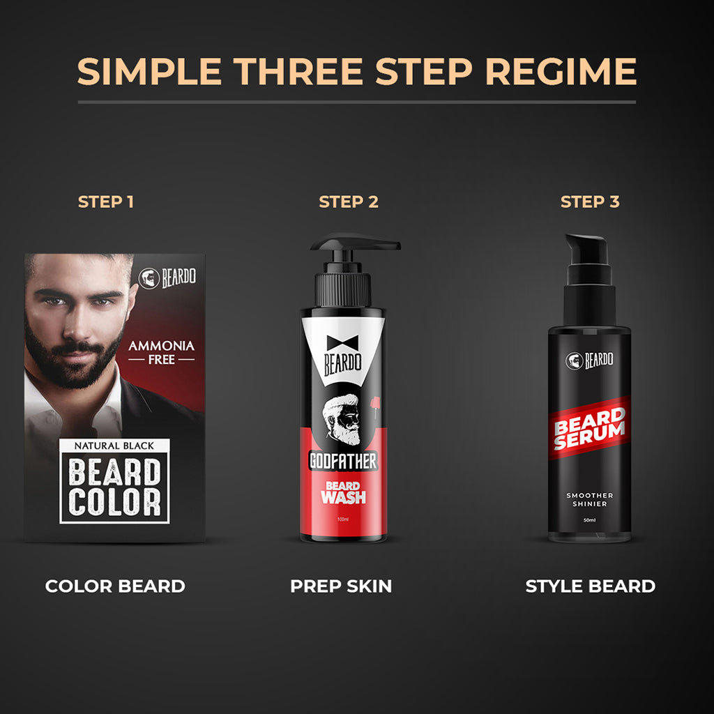Beardo Beard Color for Men, Natural Black, Pack of 2 - Image 9 - Buy from Indicrest