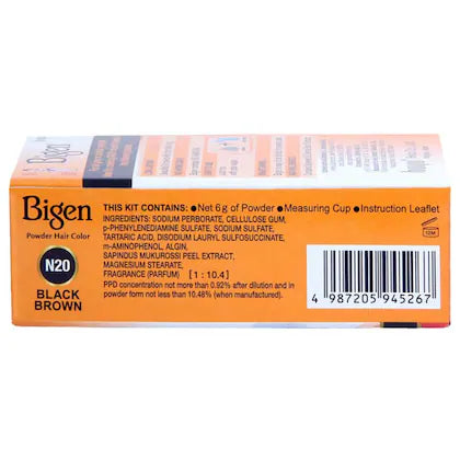 Beard application using Bigen Black Brown