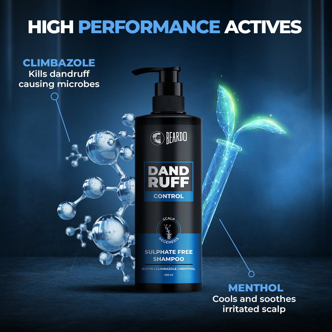 Beardo Dandruff Control Sulphate Free Shampoo, 200ml - Image 6 - Buy from Indicrest