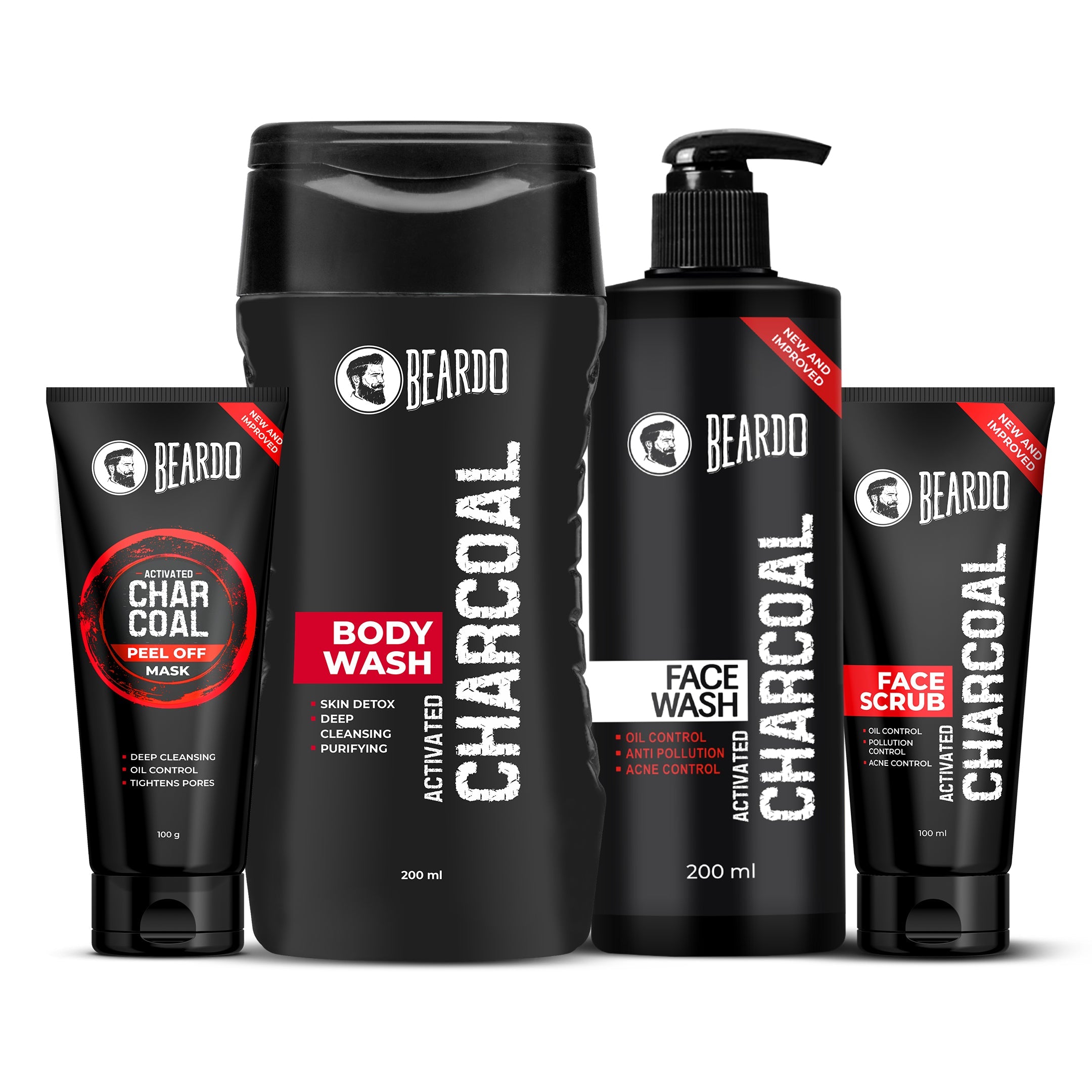 Beardo The Dirty Charcoal Combo - Buy from Indicrest