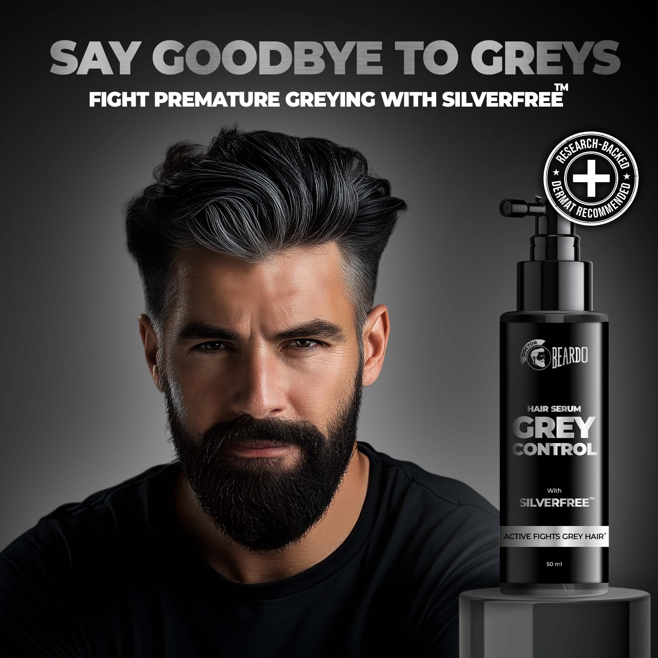 Beardo Anti Grey Hair Serum, Pack of 3 - Image 8 - Buy from Indicrest