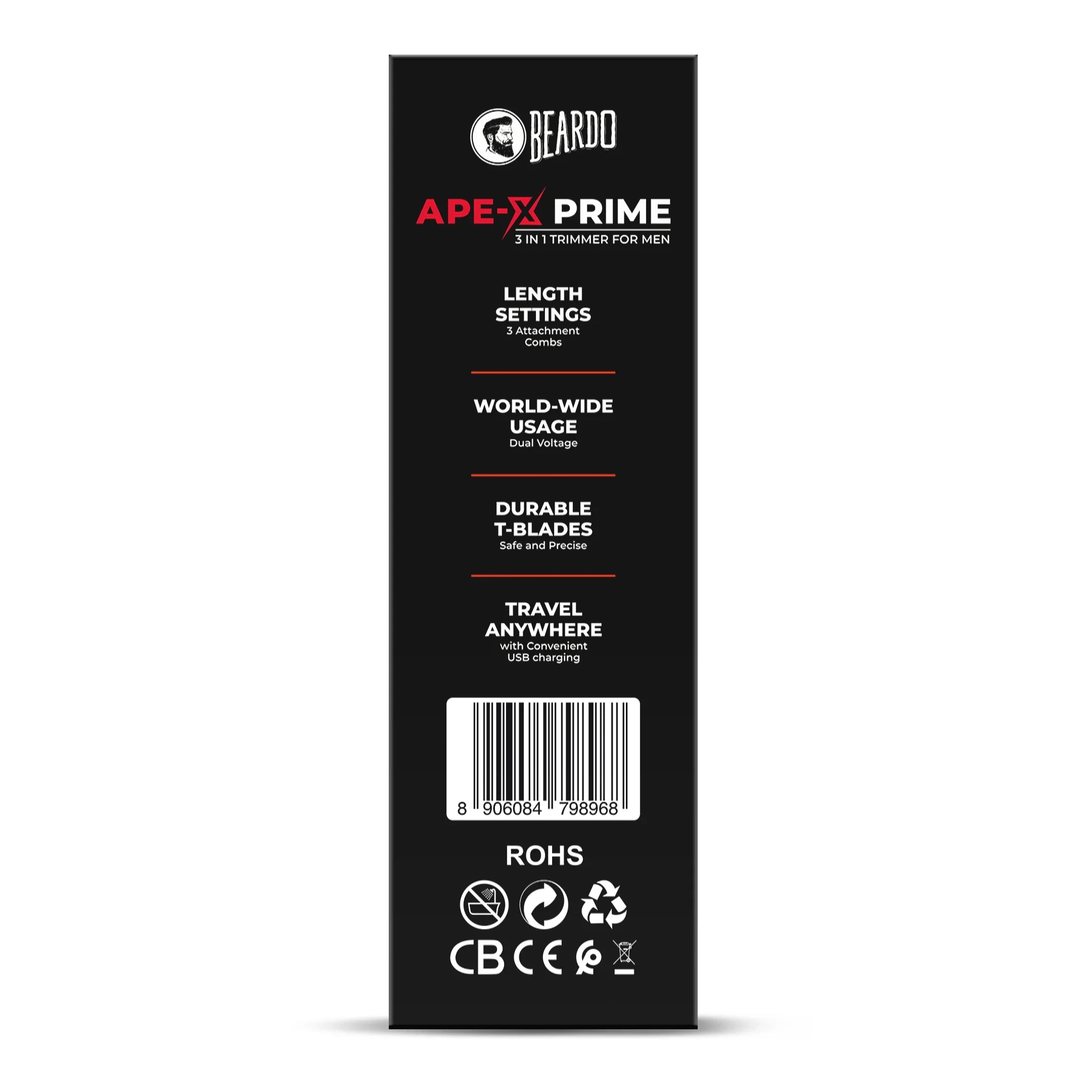 Beardo Ape-X Prime 3-in-1 Trimmer For Men - Image 14 - Buy from Indicrest