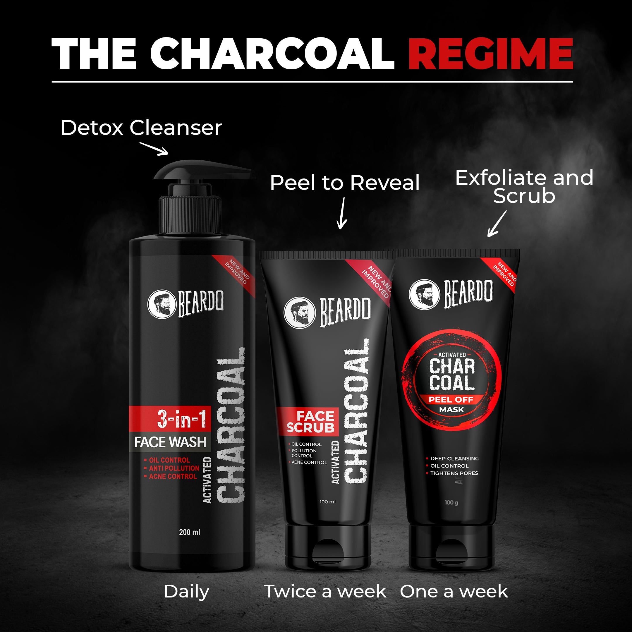 Beardo Activated Charcoal Facewash, 200ml - Image 7 - Buy from Indicrest