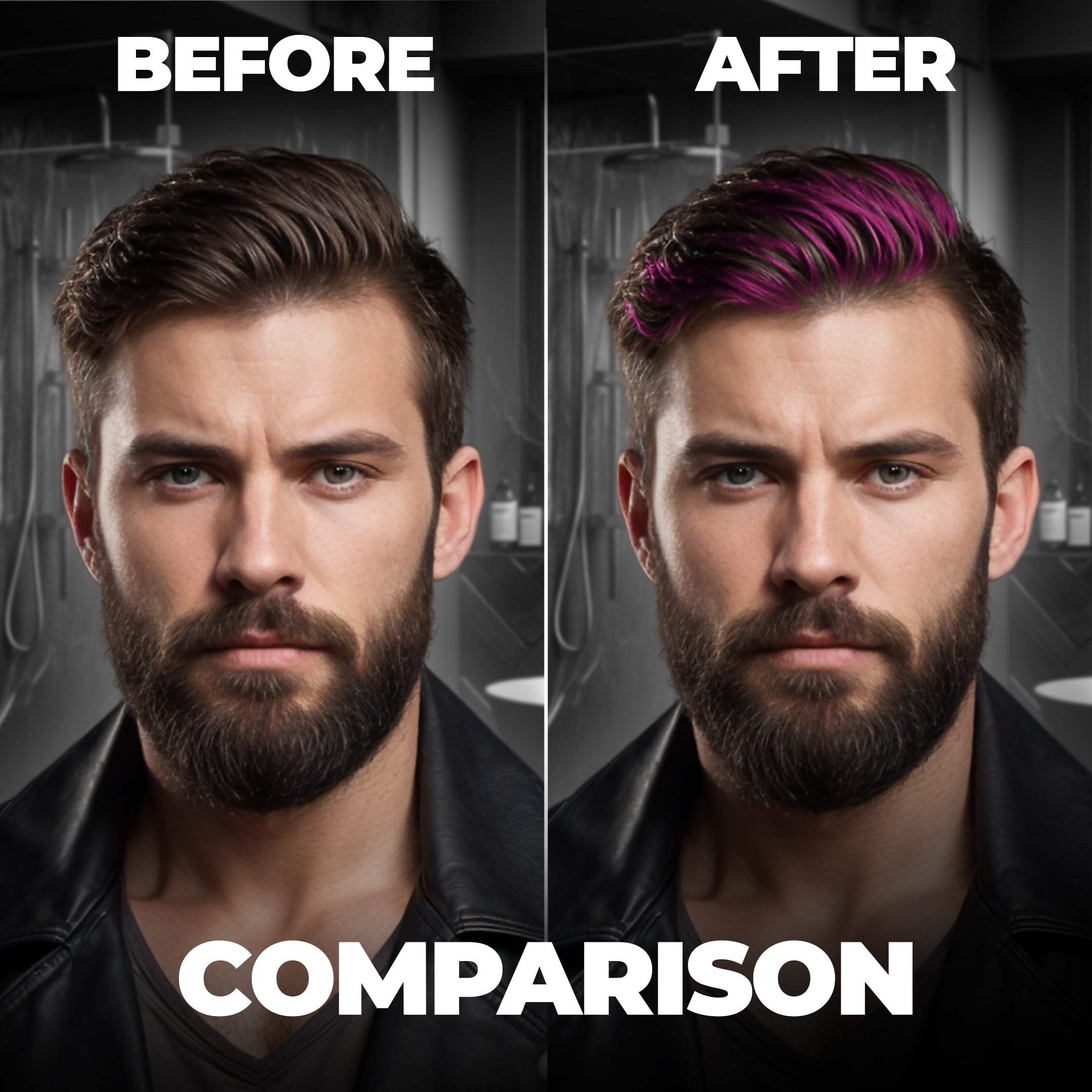 Beardo Dye Hard Temporary Hair Color Metallic Pink, 25g - Image 4 - Buy from Indicrest