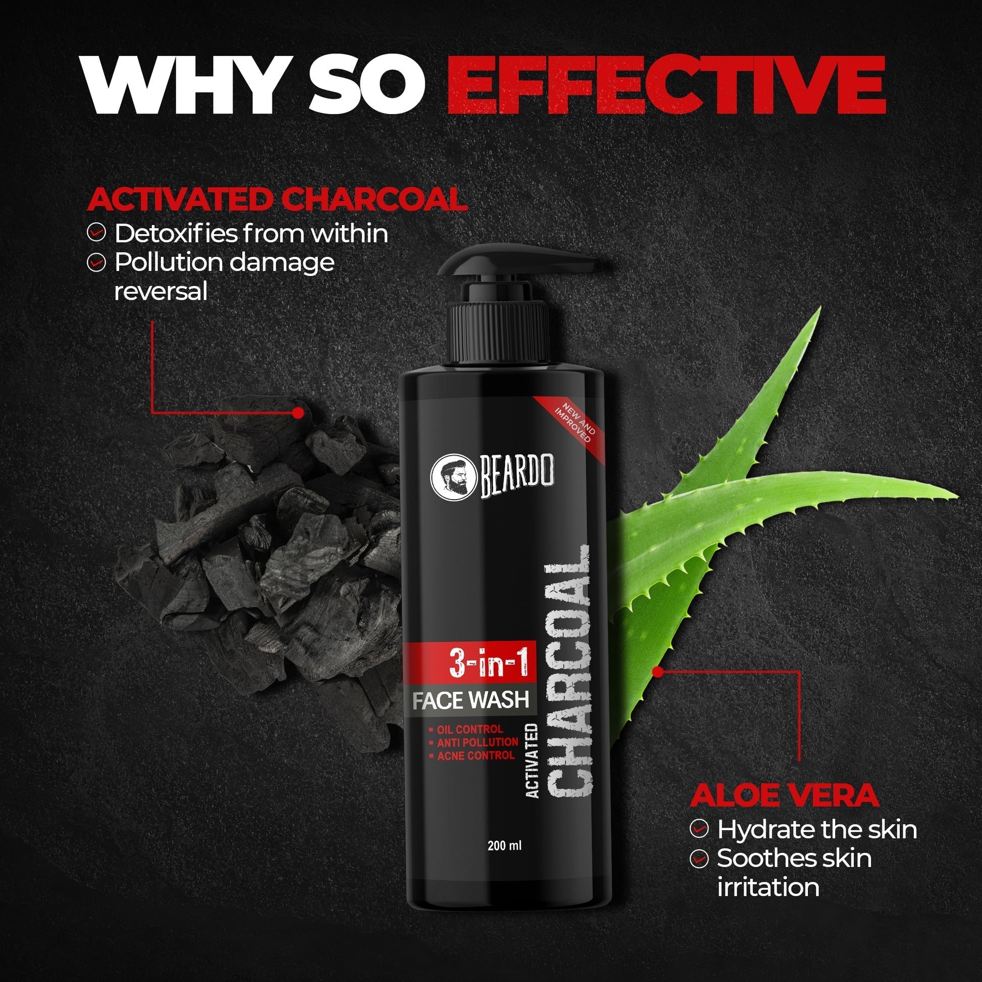 Beardo Face Wash for Men’s Grooming Routine 200ml