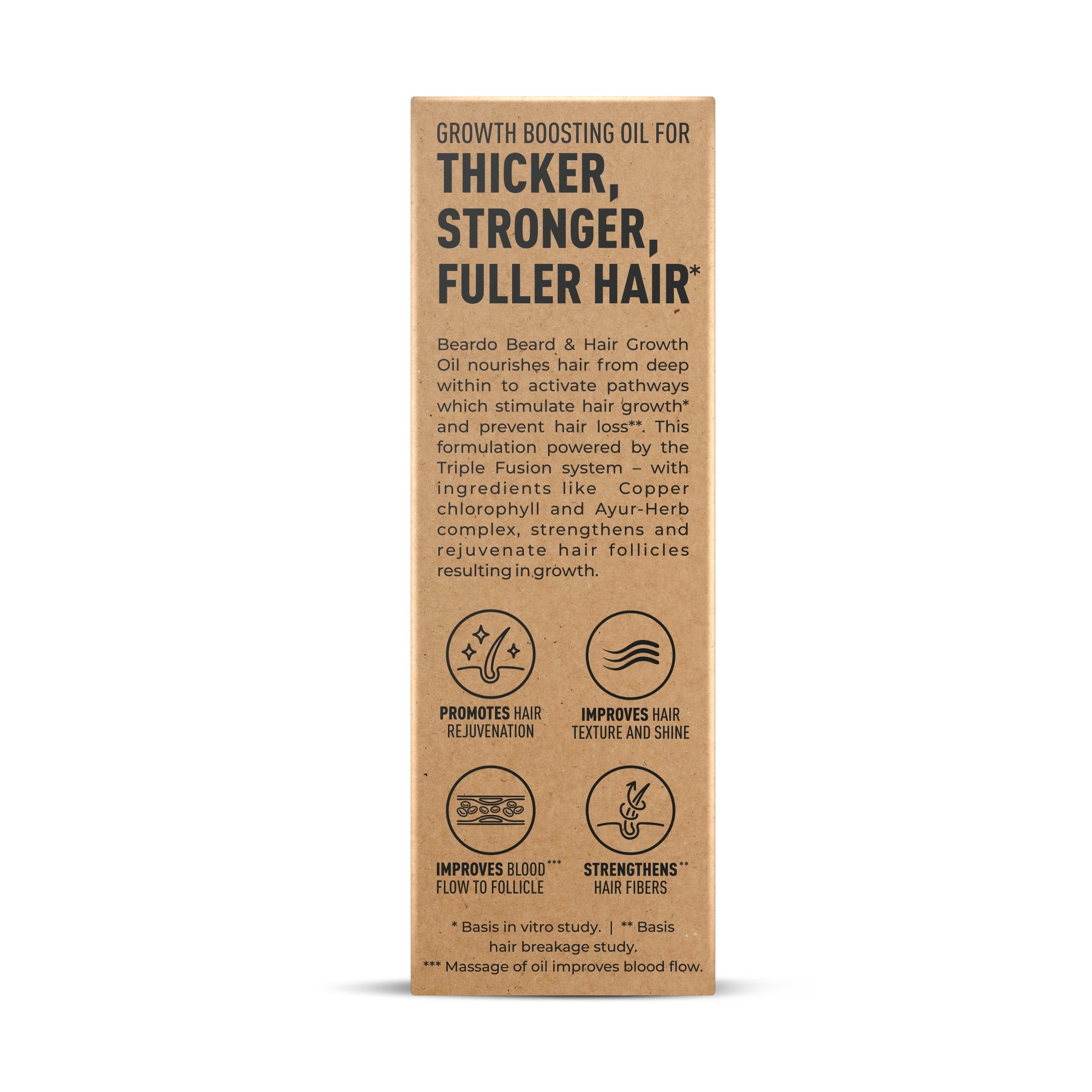 Beardo Beard & Hair Growth Oil, Pack of 3 - Image 8 - Buy from Indicrest