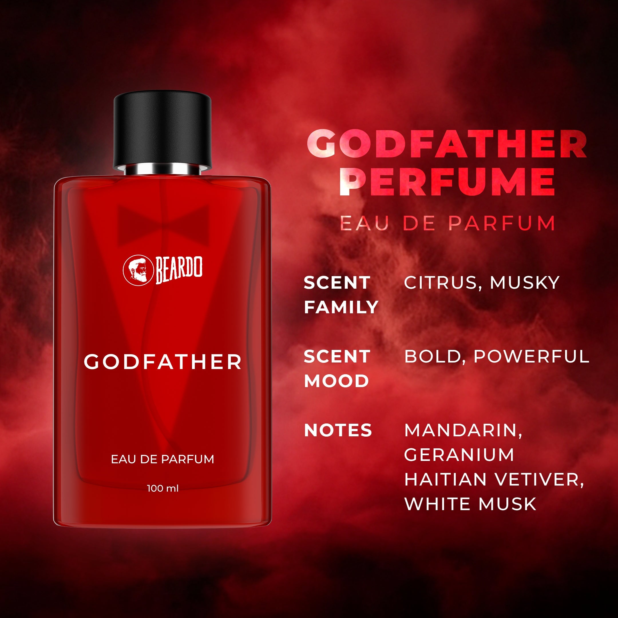 Beardo Godfather Perfume EDP, 100ml - Image 4 - Buy from Indicrest