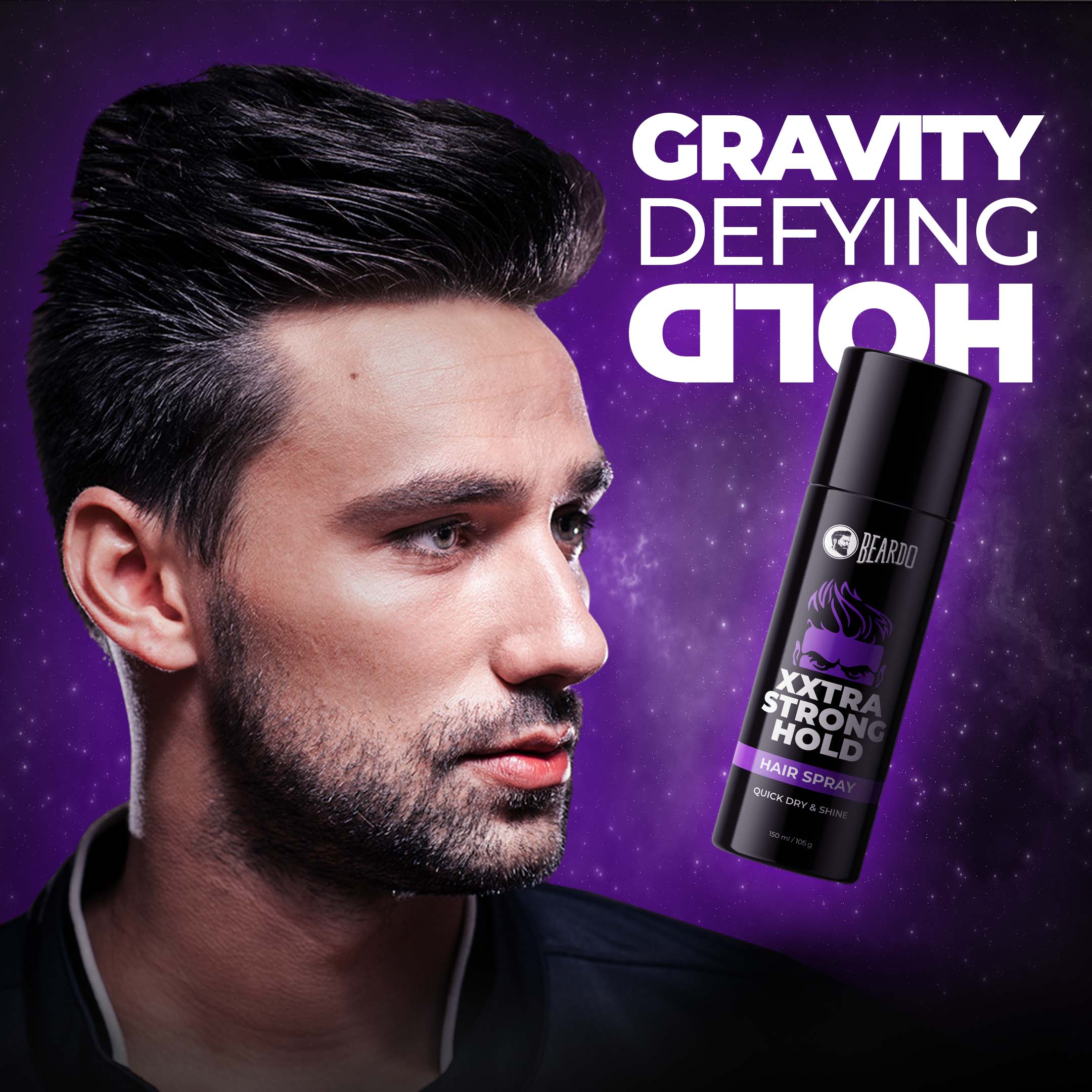 Beardo Xxtra Strong Hold Hair Spray, 150ml - Image 4 - Buy from Indicrest