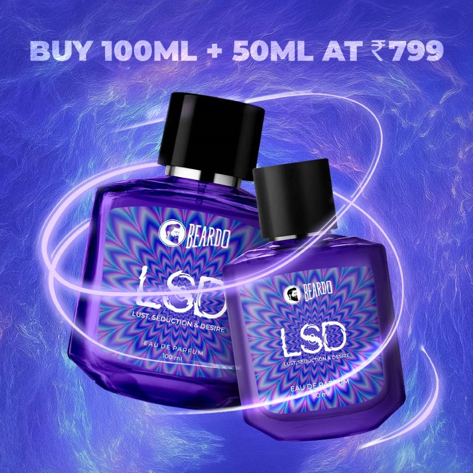 Beardo LSD Perfume EDP 100ml & 50ml Combo - Buy from Indicrest