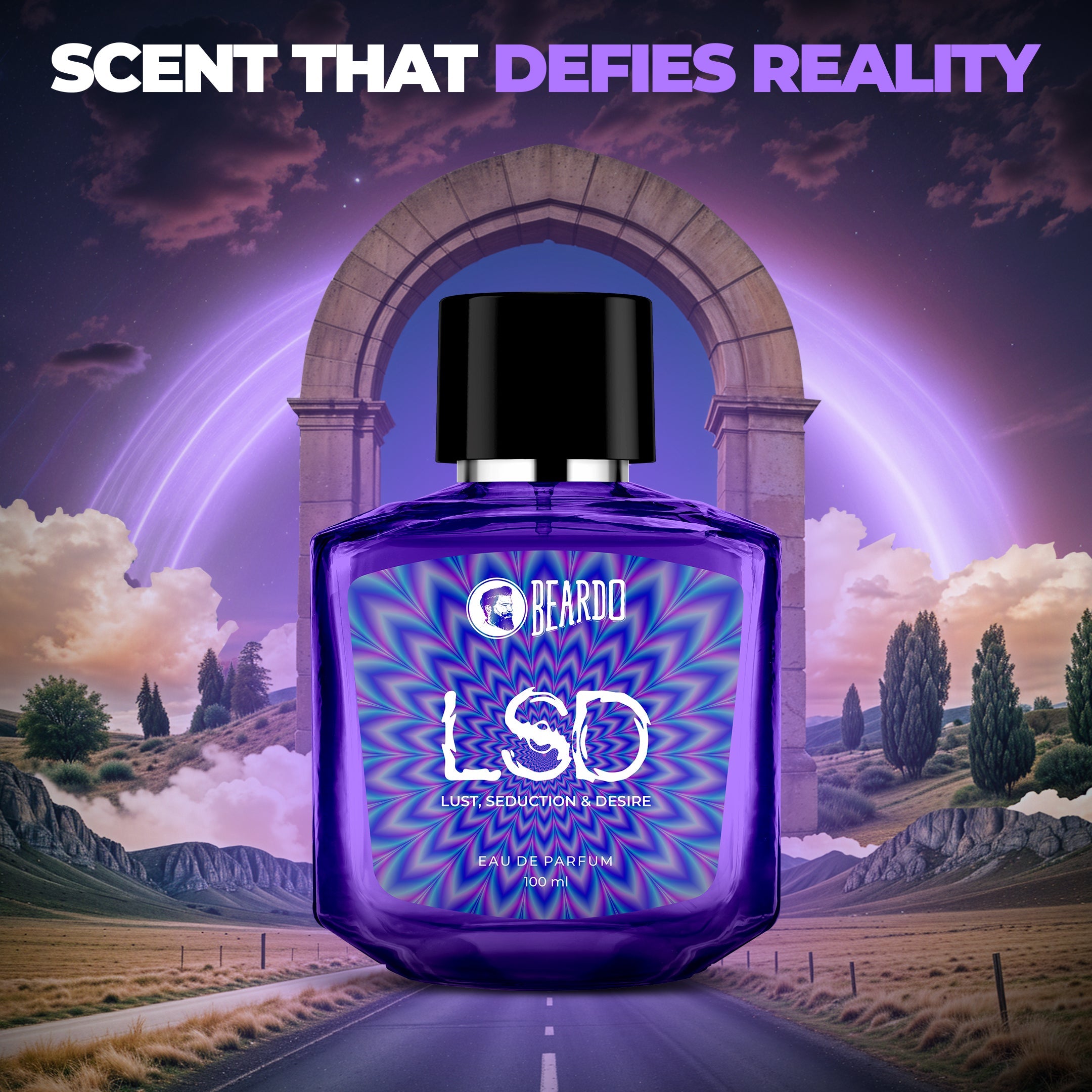 Beardo LSD Perfume EDP 100ml & 50ml Combo - Image 3 - Buy from Indicrest
