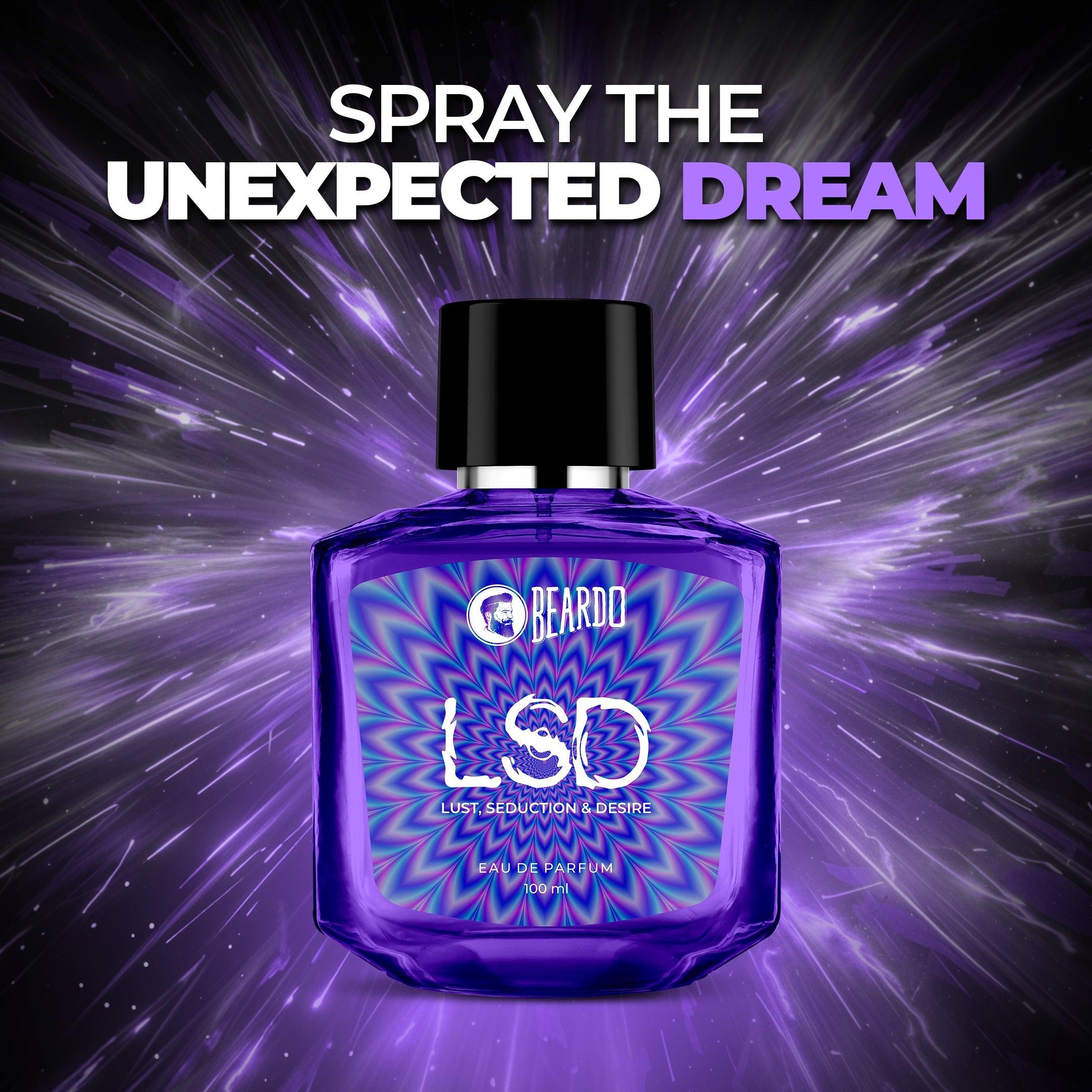 Beardo LSD Perfume EDP 100ml & 50ml Combo - Image 4 - Buy from Indicrest