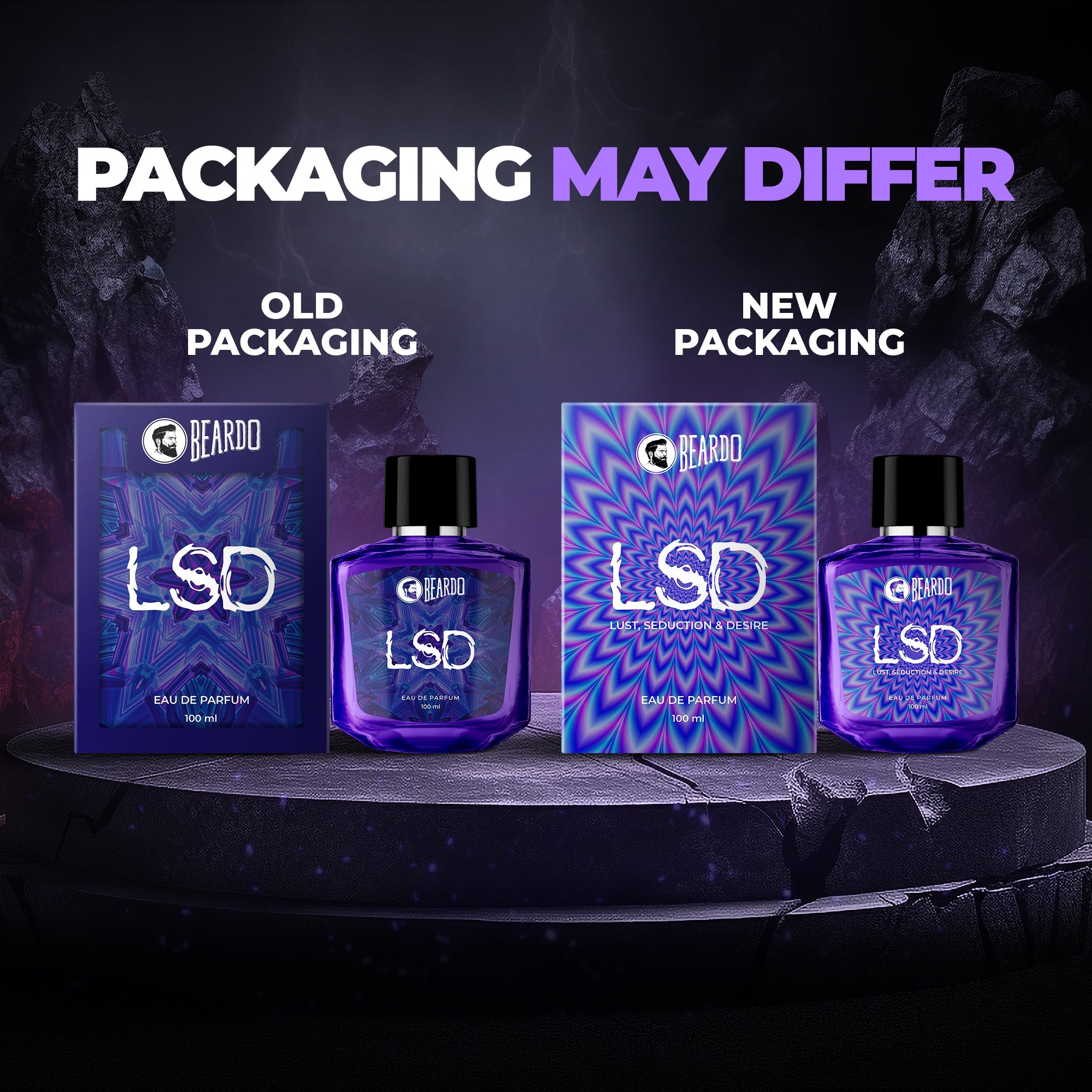 Beardo LSD Perfume EDP 100ml & 50ml Combo - Image 9 - Buy from Indicrest