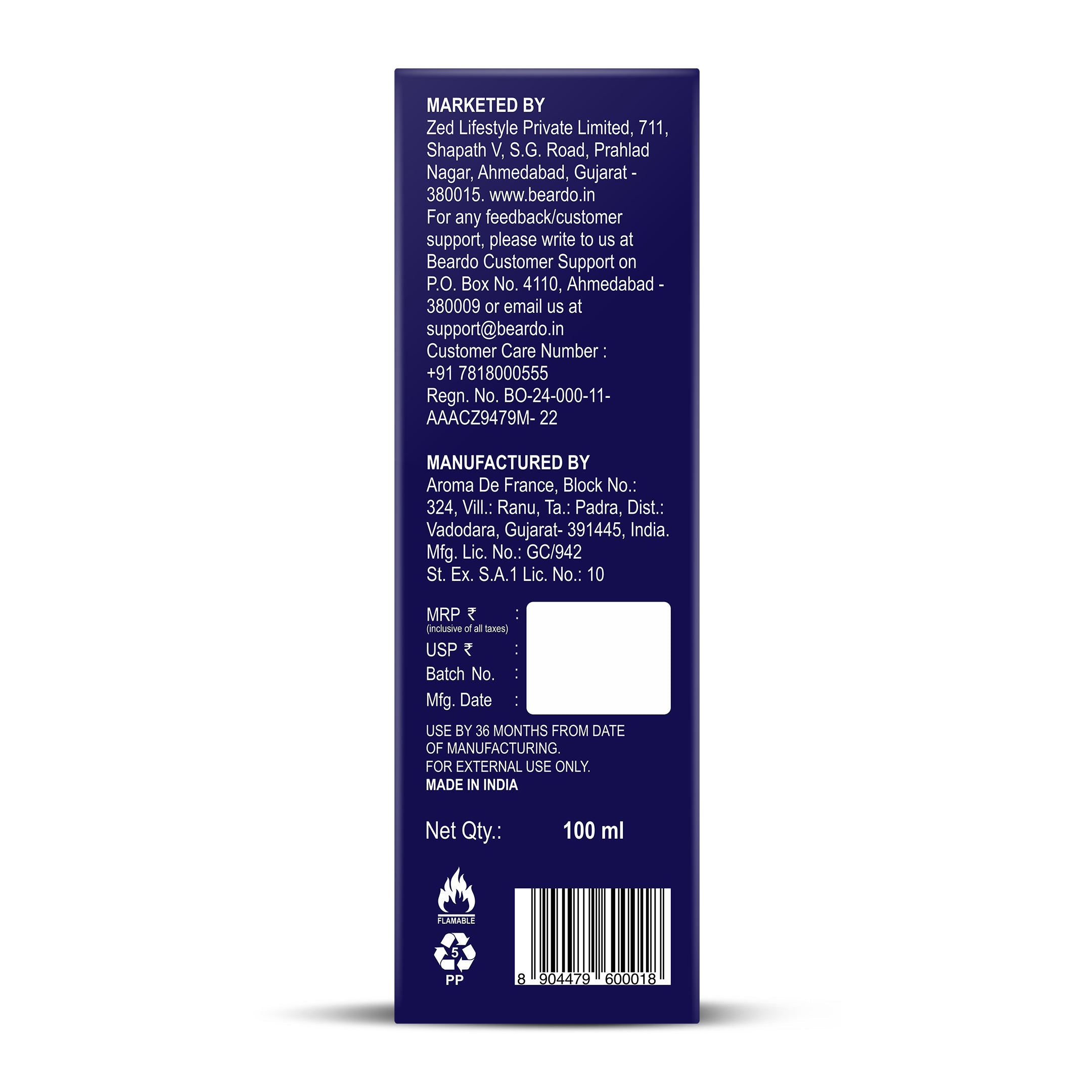 Beardo LSD Perfume EDP 100ml & 50ml Combo - Image 11 - Buy from Indicrest