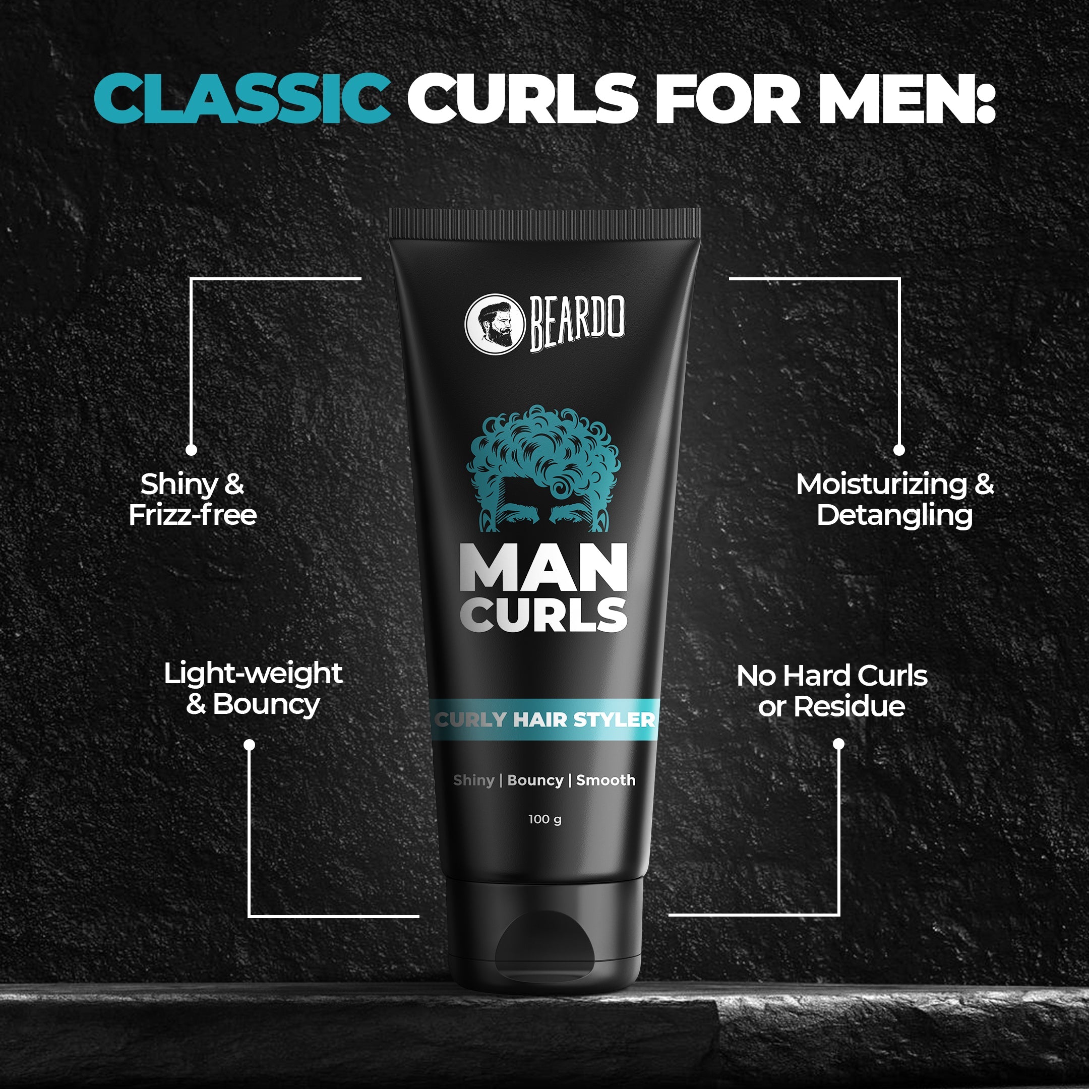 Beardo Man Curls Curly Hair Styler, 100g - Image 3 - Buy from Indicrest